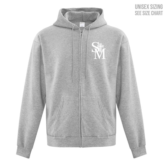 St. Michael's School ADULT Zip-Up Hoodie (SMST003-F2600)