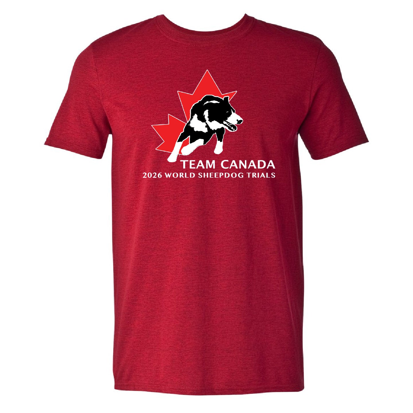 Sheepdog Trials Large Print Unisex T-Shirt (SDTT002-64000)