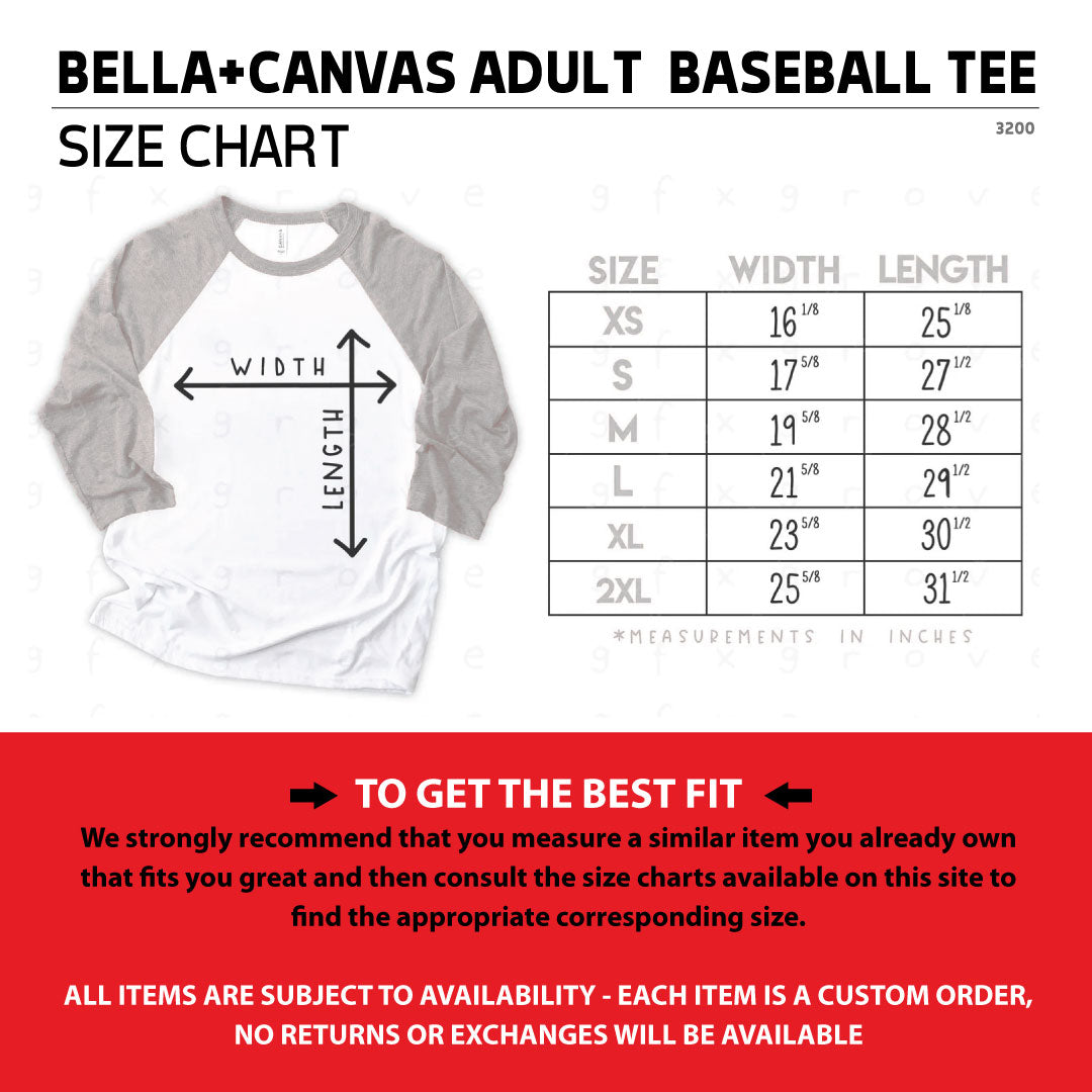 MH Thunder ADULT Triblend Baseball Tee (THT001-3200)