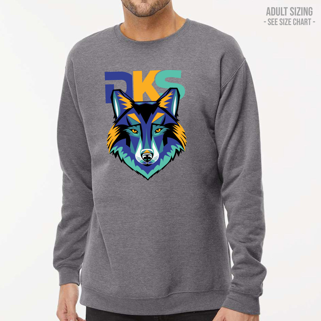 Dr. Ken Sauer Logo ADULT Crewneck Sweatshirt (DKST006-3340)