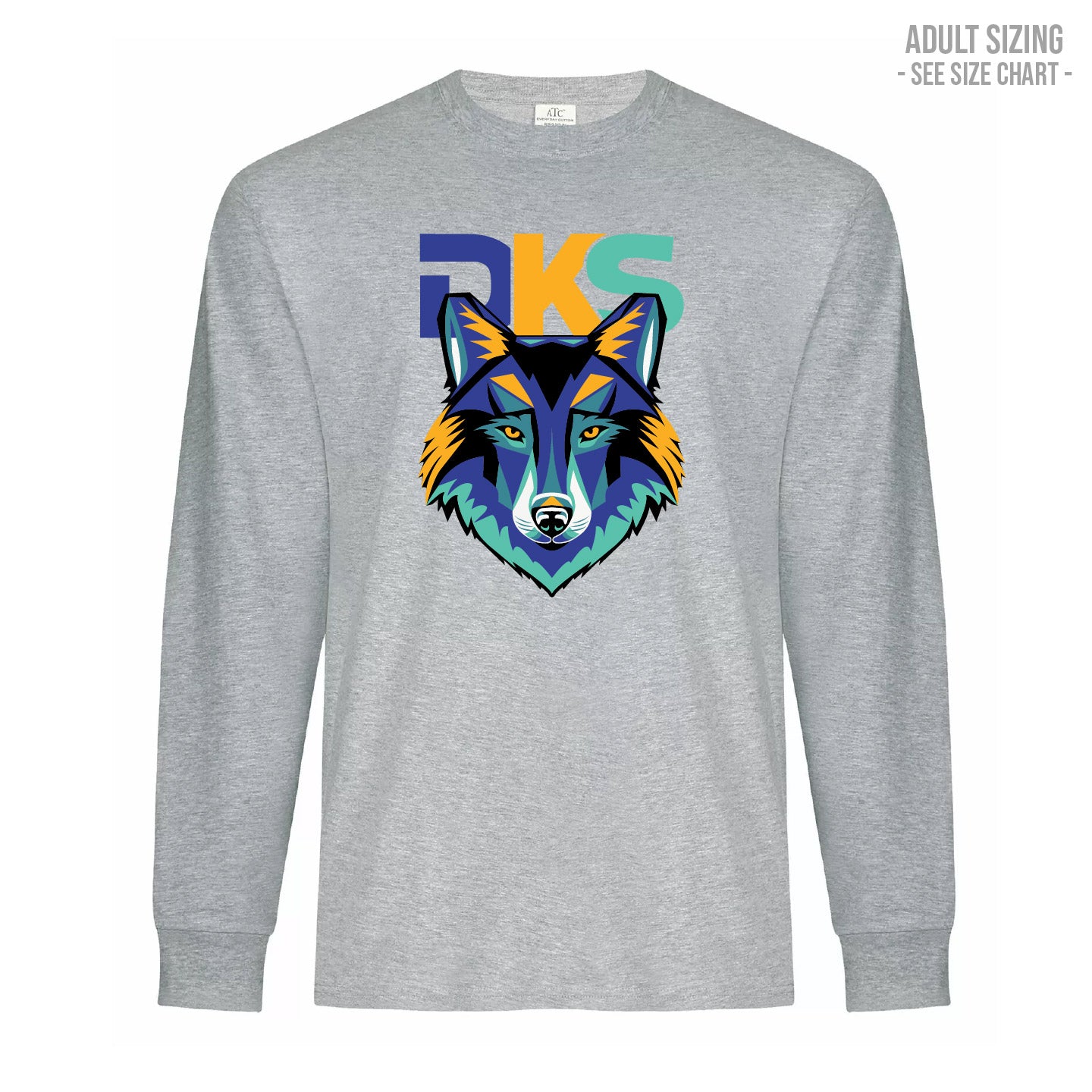 Dr. Ken Sauer Logo ADULT Longsleeve T-Shirt (DKST006-ATC2015)