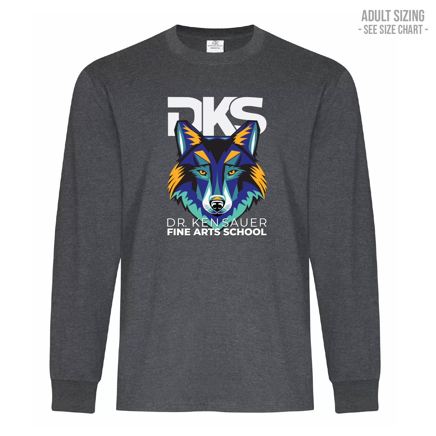 Dr. Ken Sauer Fine Arts ADULT Longsleeve T-Shirt (DKST007-ATC2015)