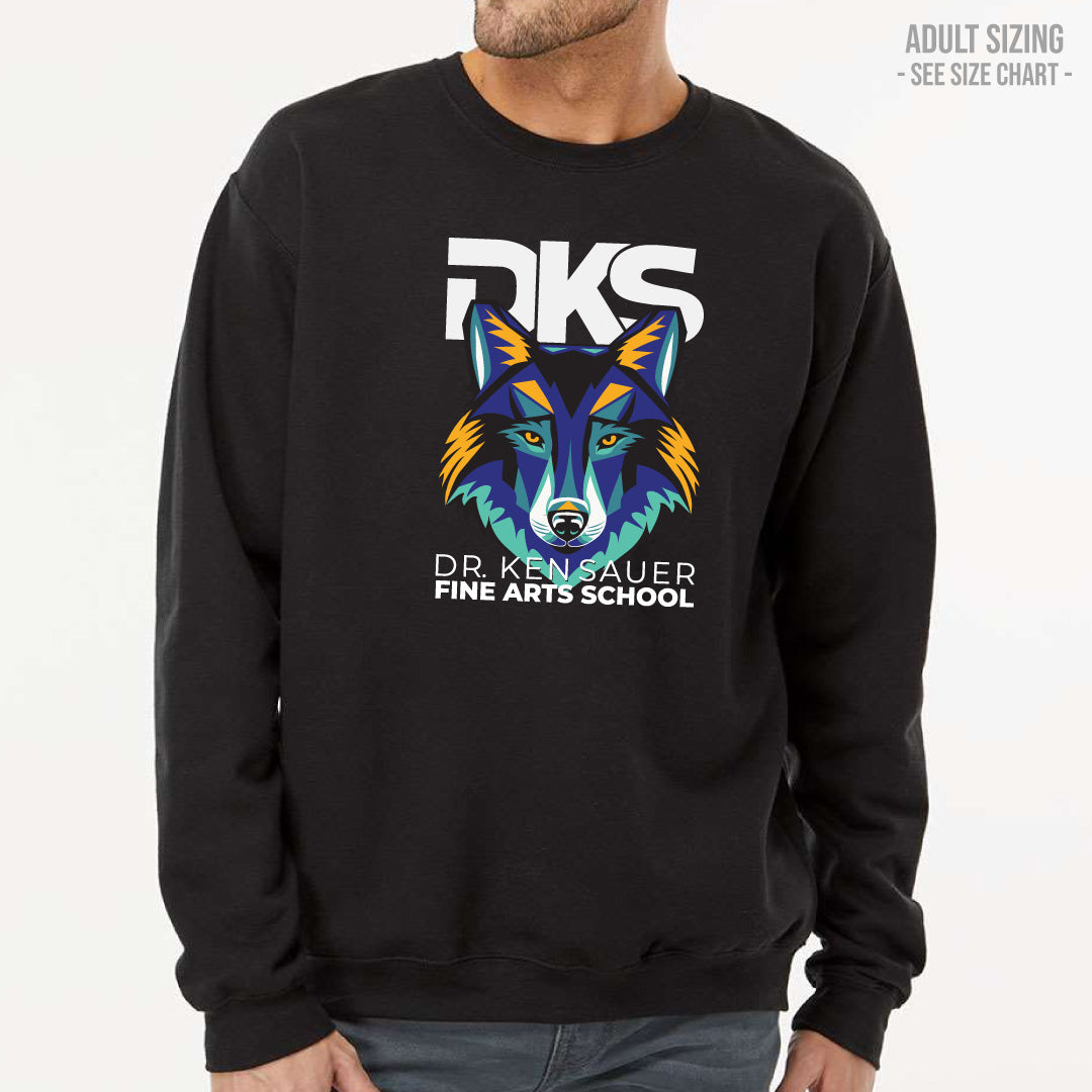 Dr. Ken Sauer Fine Arts ADULT Crewneck Sweatshirt (DKST007-3340)