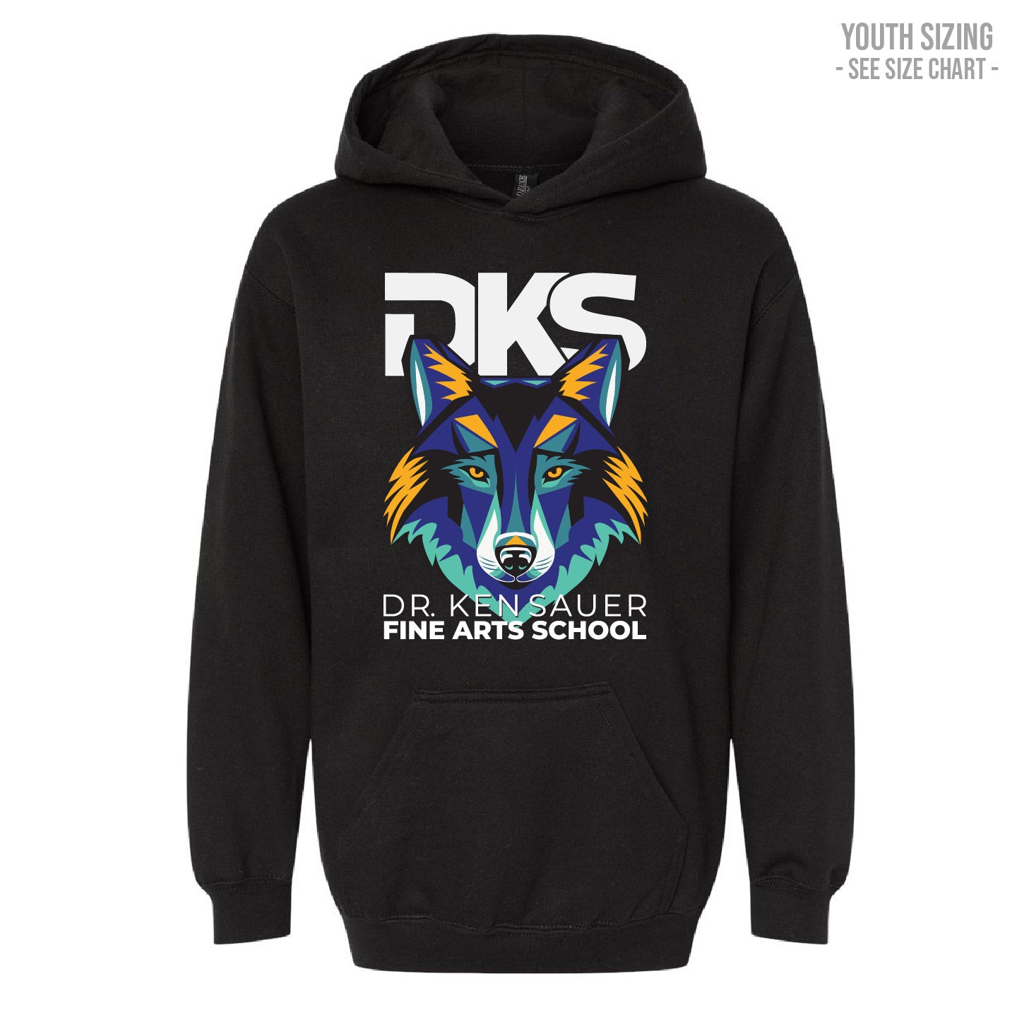 Dr. Ken Sauer Fine Arts YOUTH Pullover Hoodie (DKST007-3322)