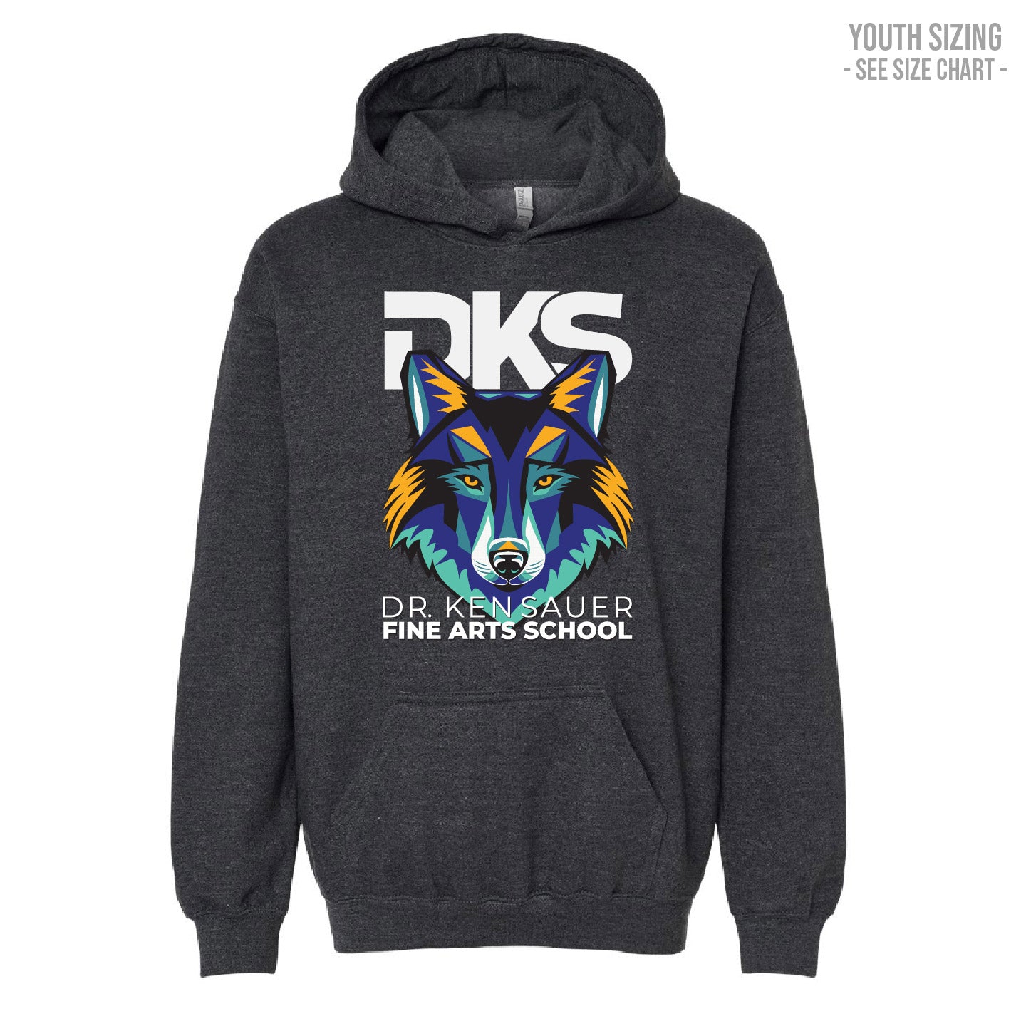 Dr. Ken Sauer Fine Arts YOUTH Pullover Hoodie (DKST007-3322)
