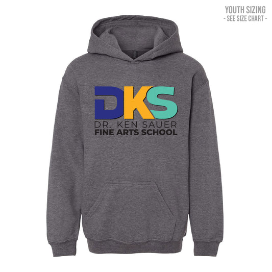 Dr. Ken Sauer Type Logo YOUTH Pullover Hoodie (DKST008-3322)
