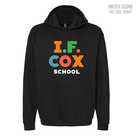 I.F. Cox School Type Design ADULT Pullover Hoodie (IFCT003-3320)