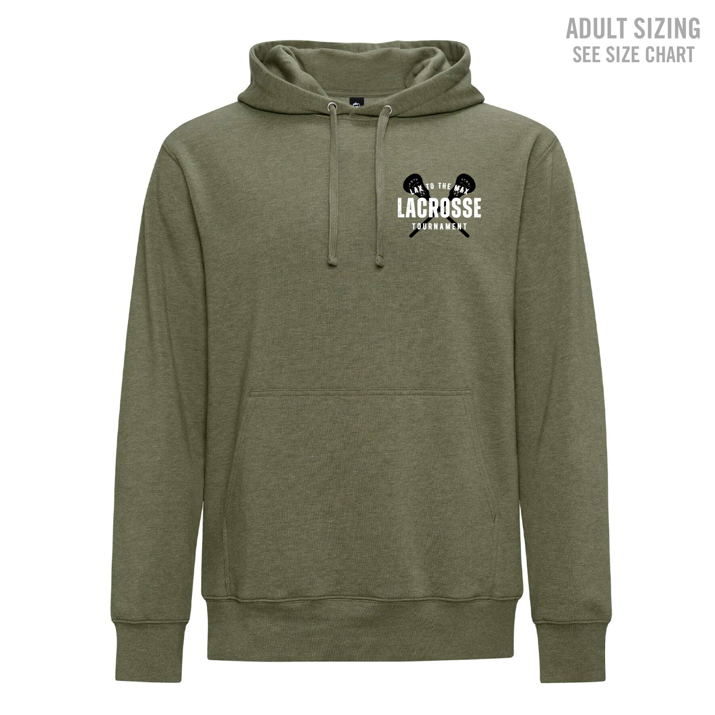 Lax to the Max ADULT Triblend Pullover Hoodie (LXMT004-KOI2055)