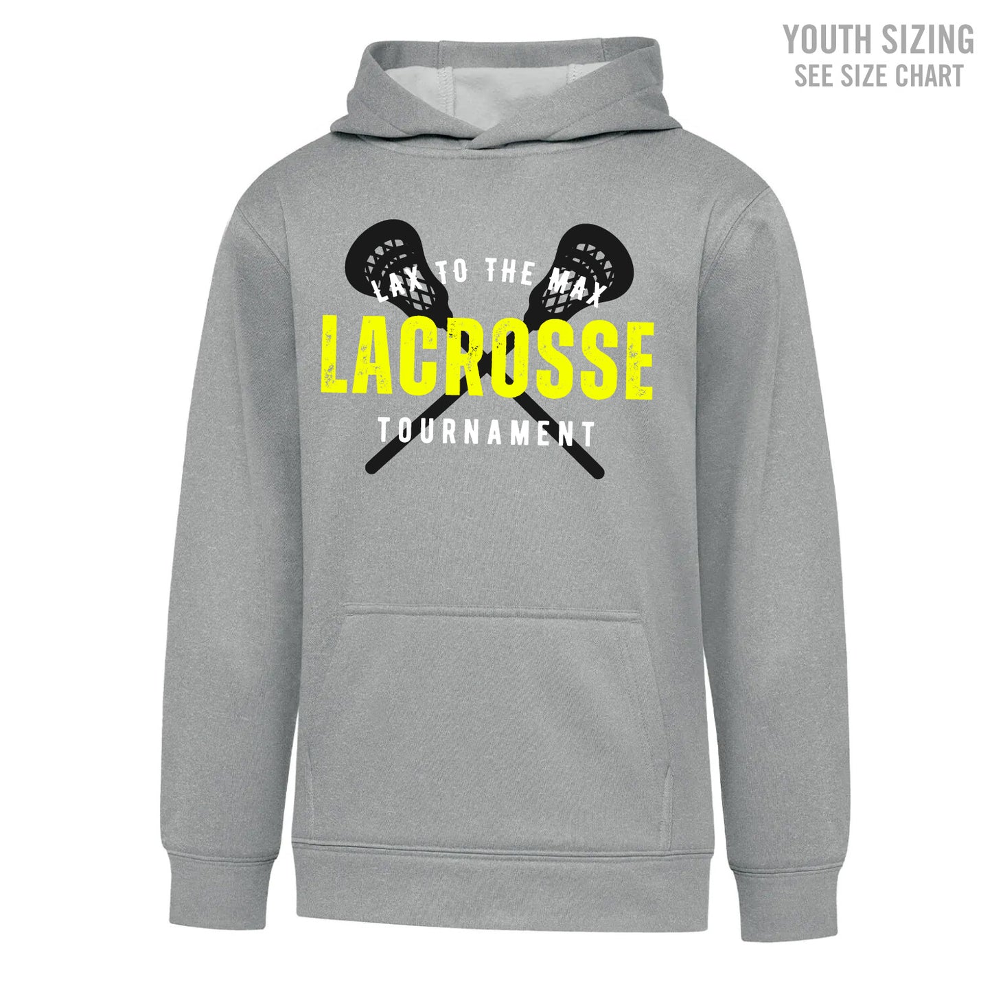 Lax to the Max YOUTH Performance Pullover Hoodie (LXMT003-Y2100)