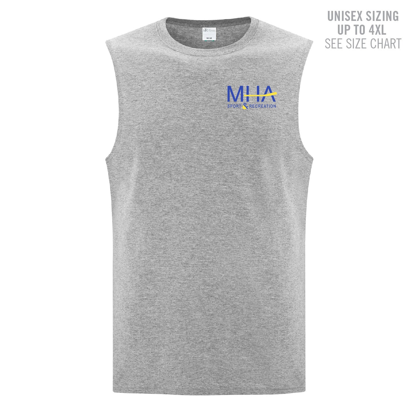 MHASR Logo Unisex Sleeveless T-Shirt (MHASRT003/4-ATC1002)