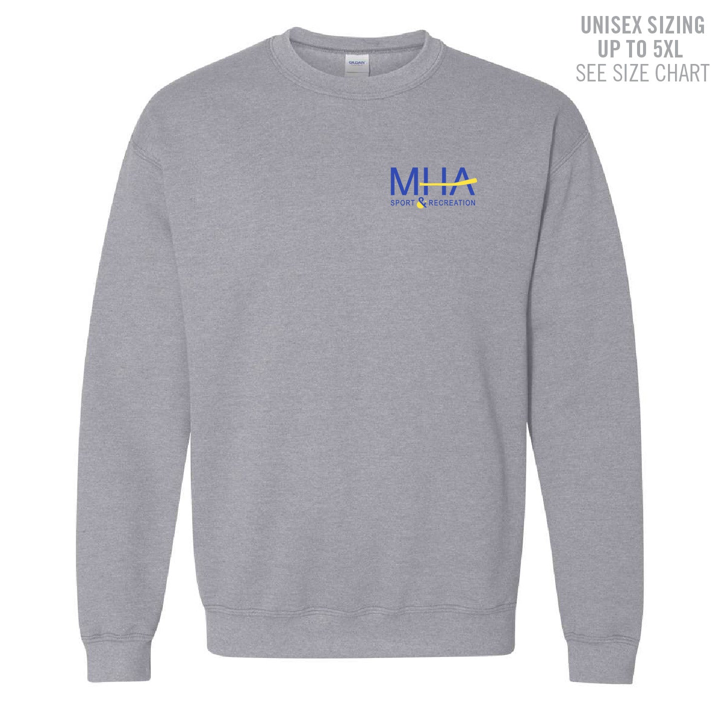MHASR Logo Adult Crewneck Sweatshirt (MHASRT003/4-18000)