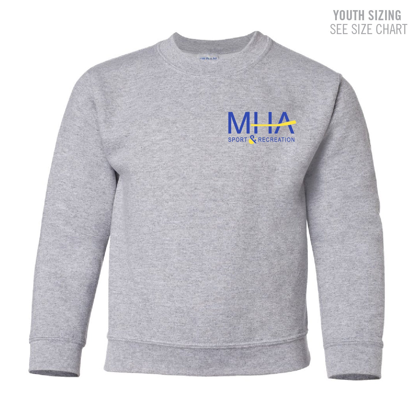 MHASR Logo YOUTH Crewneck Sweatshirt (MHASRT003/4-18000B)
