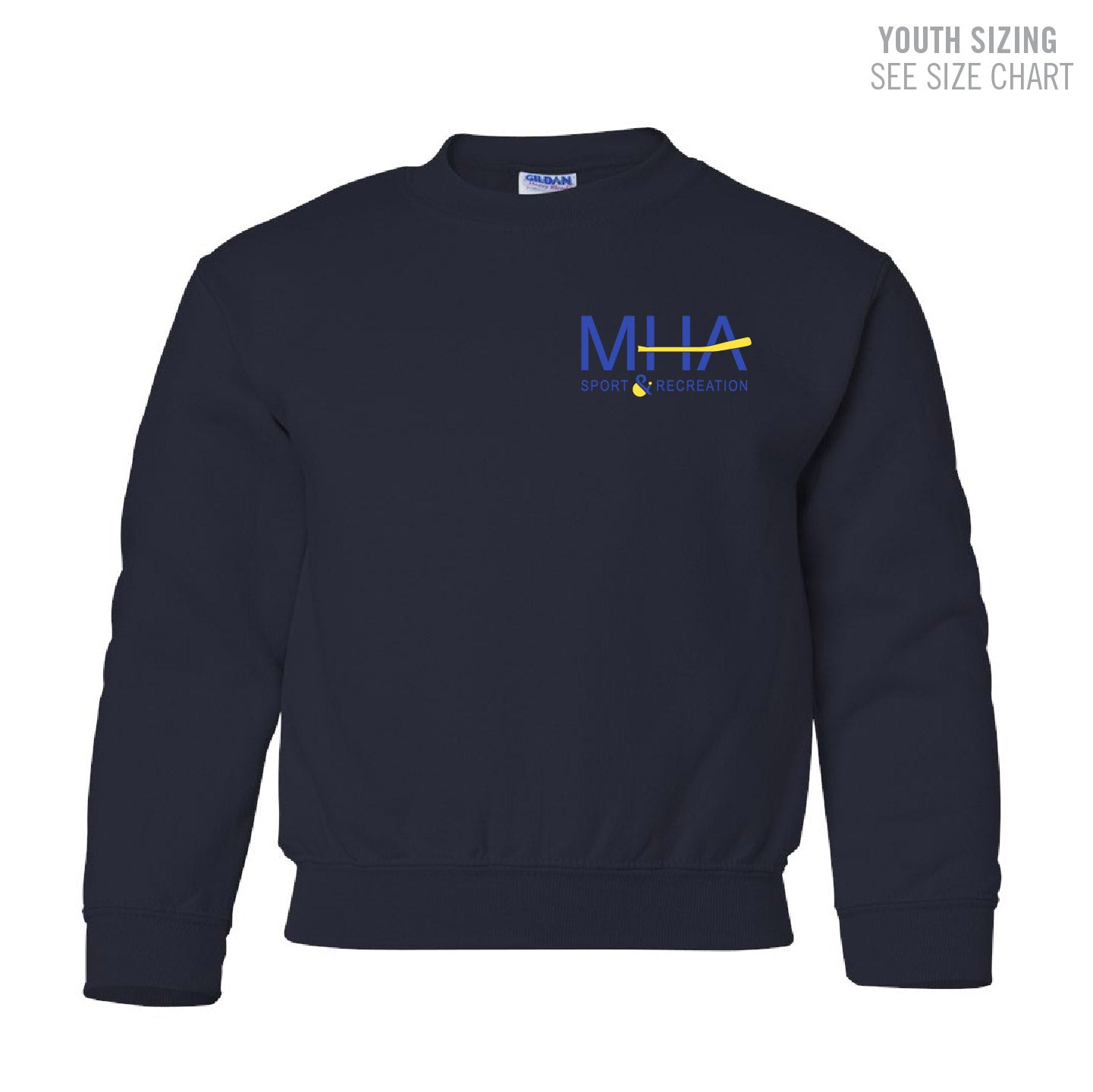 MHASR Logo YOUTH Crewneck Sweatshirt (MHASRT003/4-18000B)