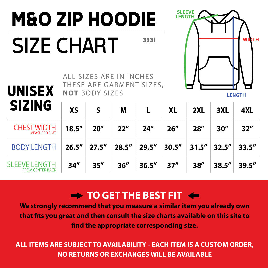 Holsom Equine Unisex Zip Hoodie (HEQT001-3331)