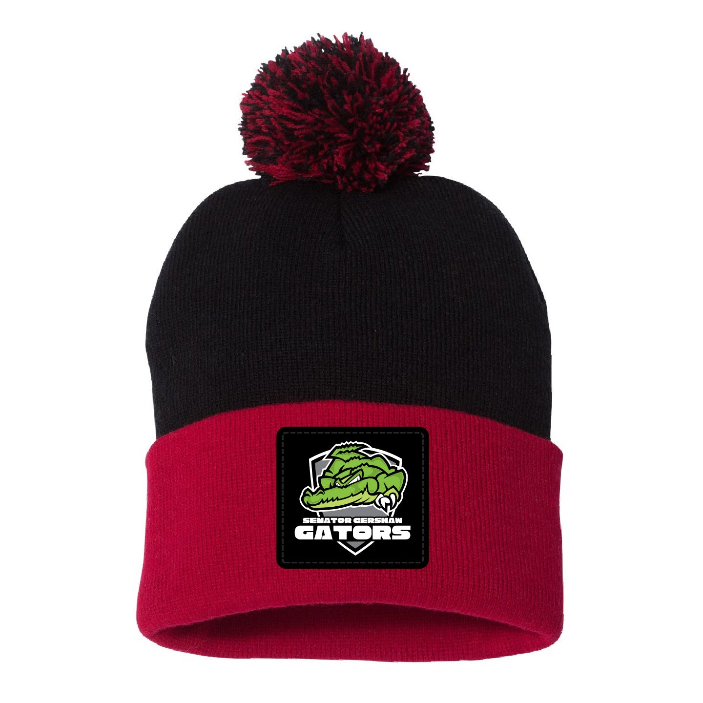 SGS Shield Patched Cuffed Pom Pom Beanie (SGSP001-SP15)