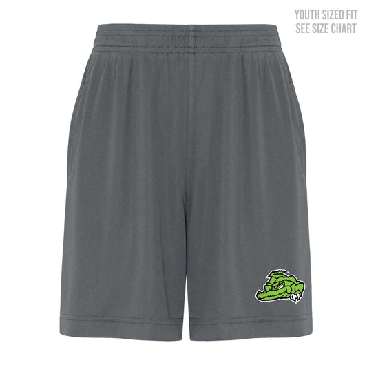 SGS Gator Logo YOUTH Pocketed Sport Shorts (SMST014-Y357P)