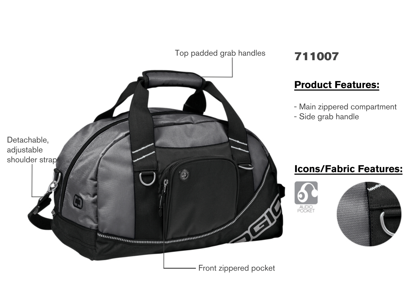 Prairie Dance Half Dome Duffel Bag (PDST006-711007)