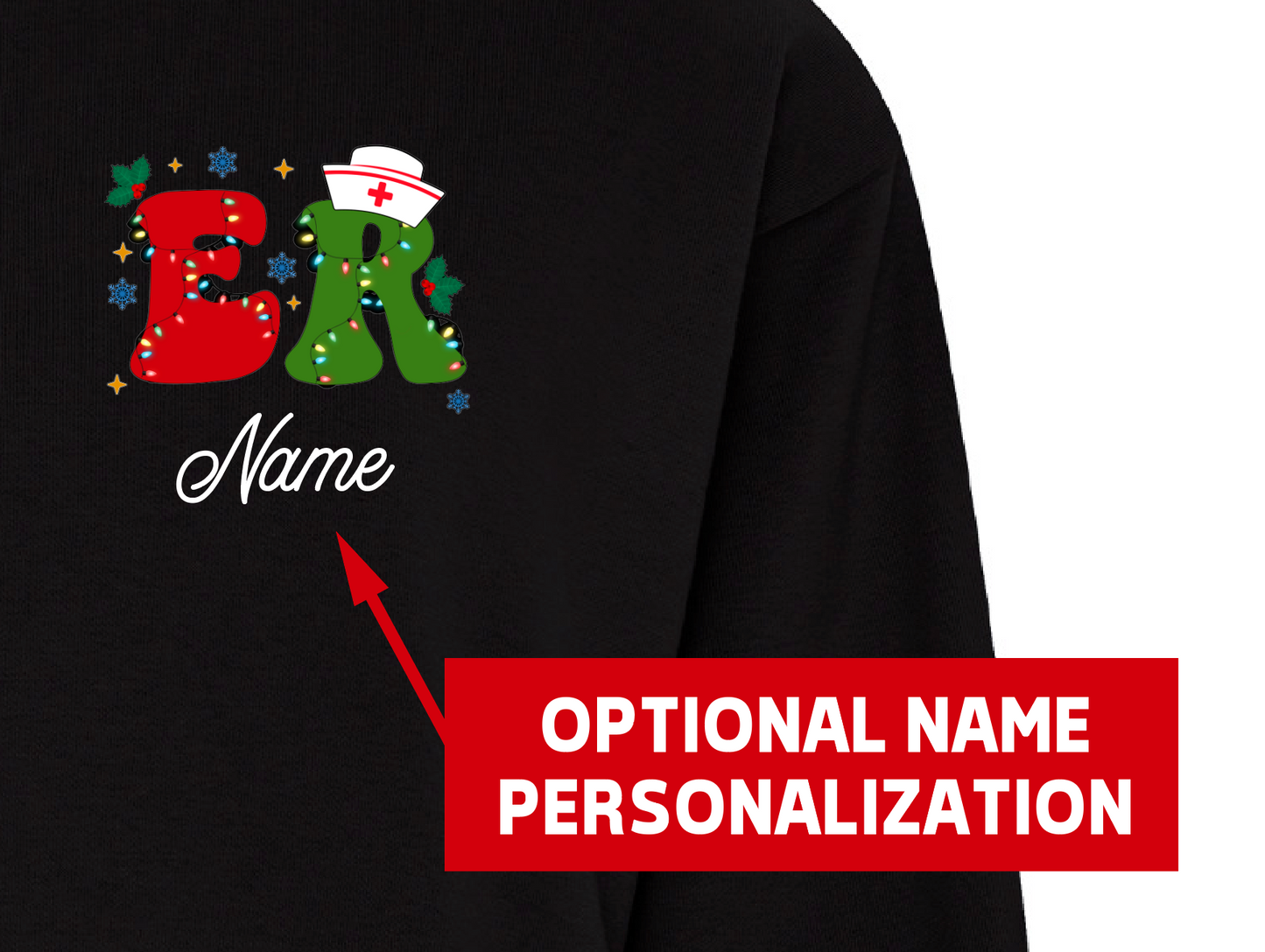 ER Two Print Christmas Unisex Triblend Zip Hoodie (ERNT003/004-KOI2052)