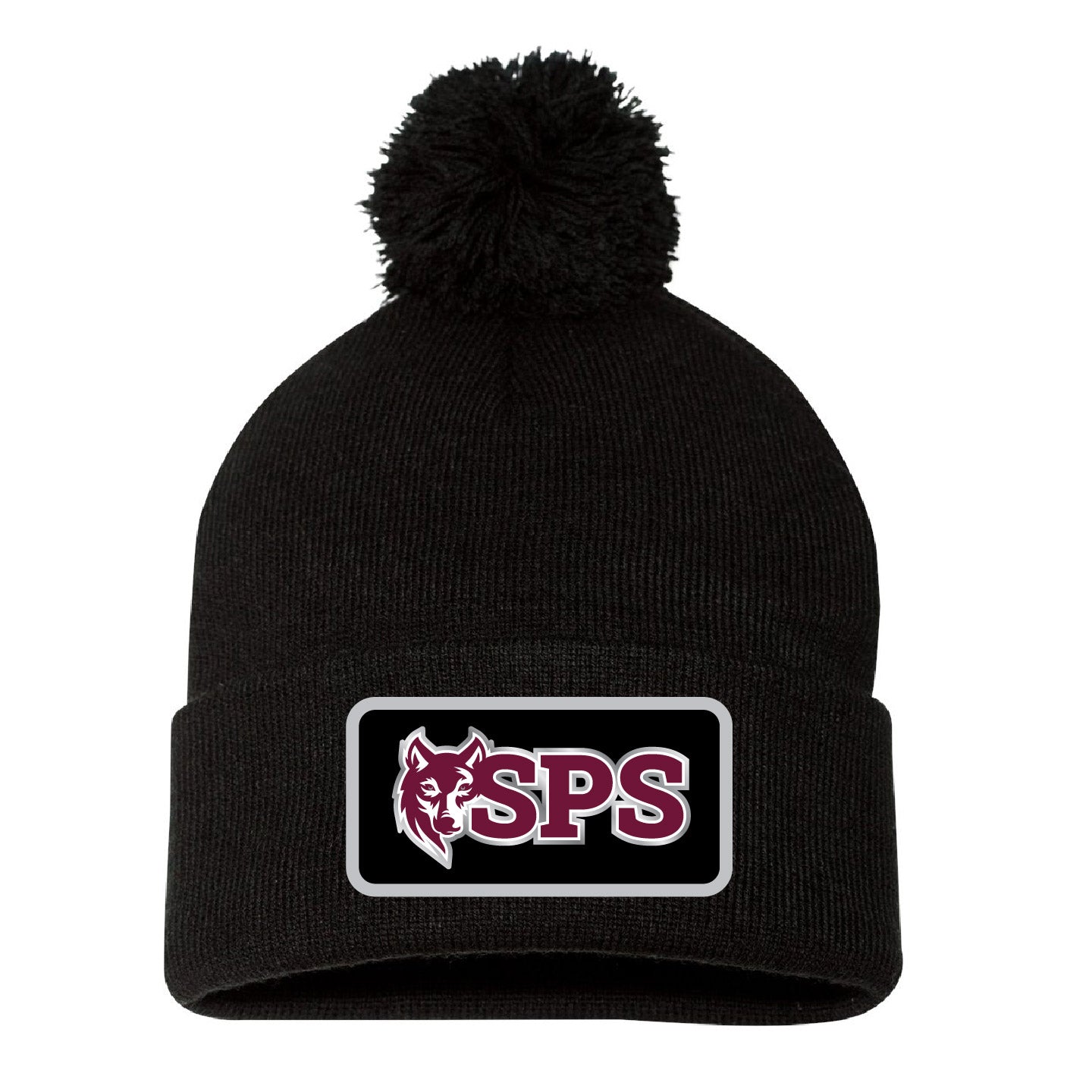 Seven Persons School Patched Pom Pom Beanie (SPSP001-SP15)