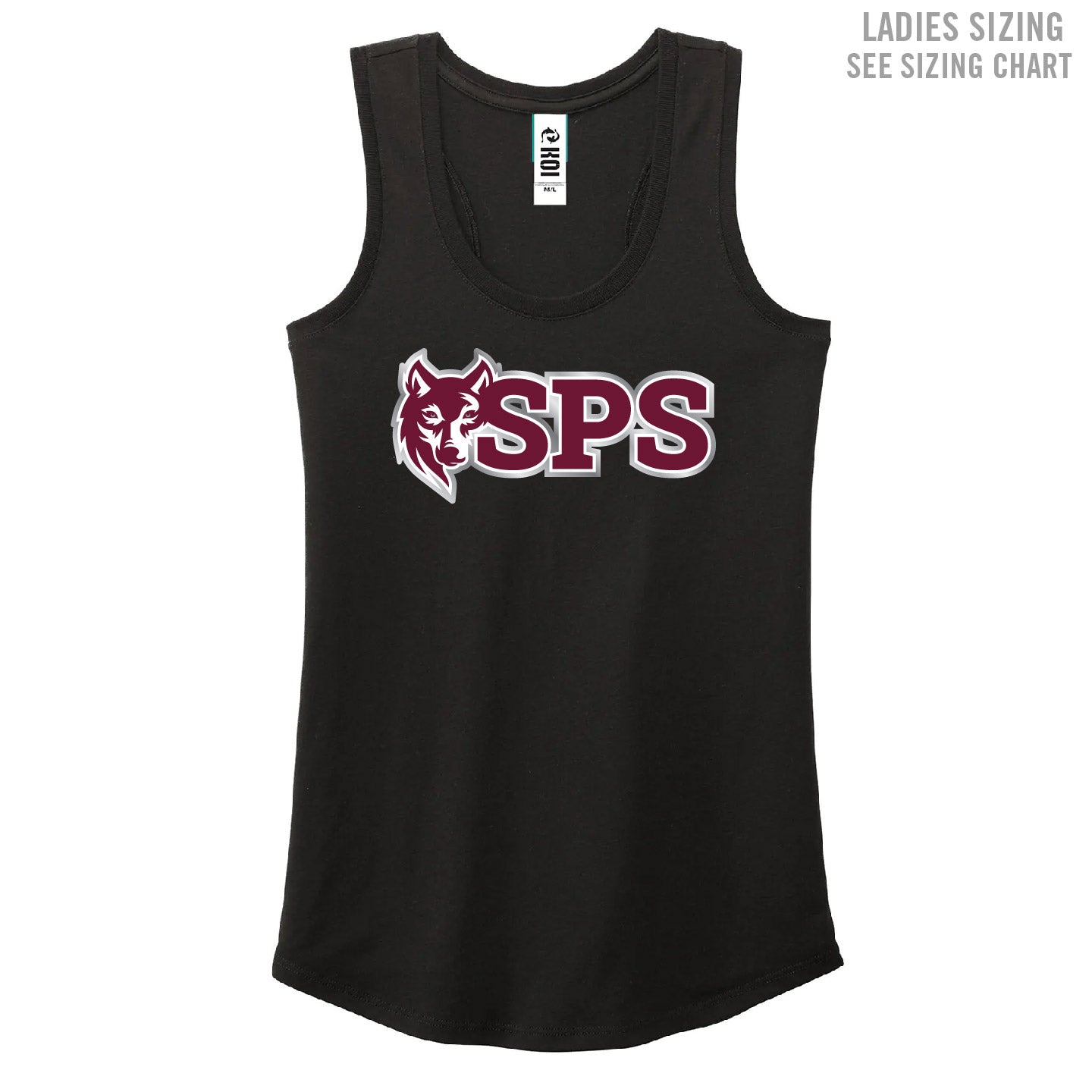 Seven Persons School Ladies Racerback Tank (SPST002-KOI8055L)