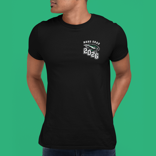 MHHS Grad 2026 Unisex Left Chest T-Shirt (MHG26T003-64000)