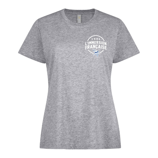 CHHS Staff L'immersion Française Ladies T-Shirt (CHSTFT006-8000L)