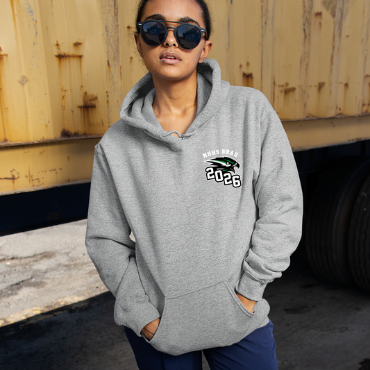 MHHS Grad 2026 Unisex Left Chest Pullover Hoodie (MHG26T003-F2500)