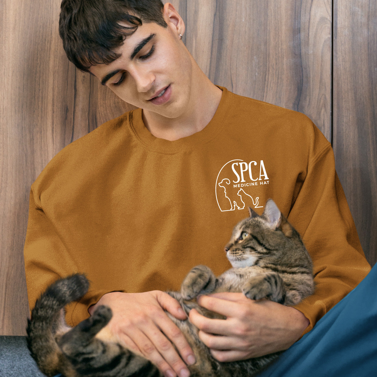 MH SPCA Small Logo Unisex Crewneck Sweatshirt (SPCAT014-F2400)