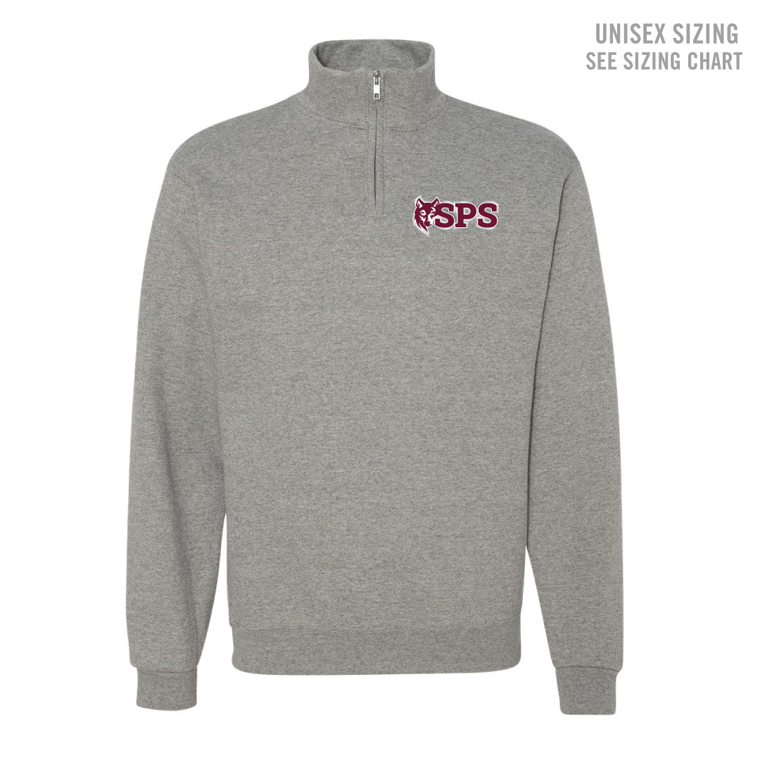 Seven Persons School Unisex 1/4 Zip Sweatshirt (SPST005-995MR)