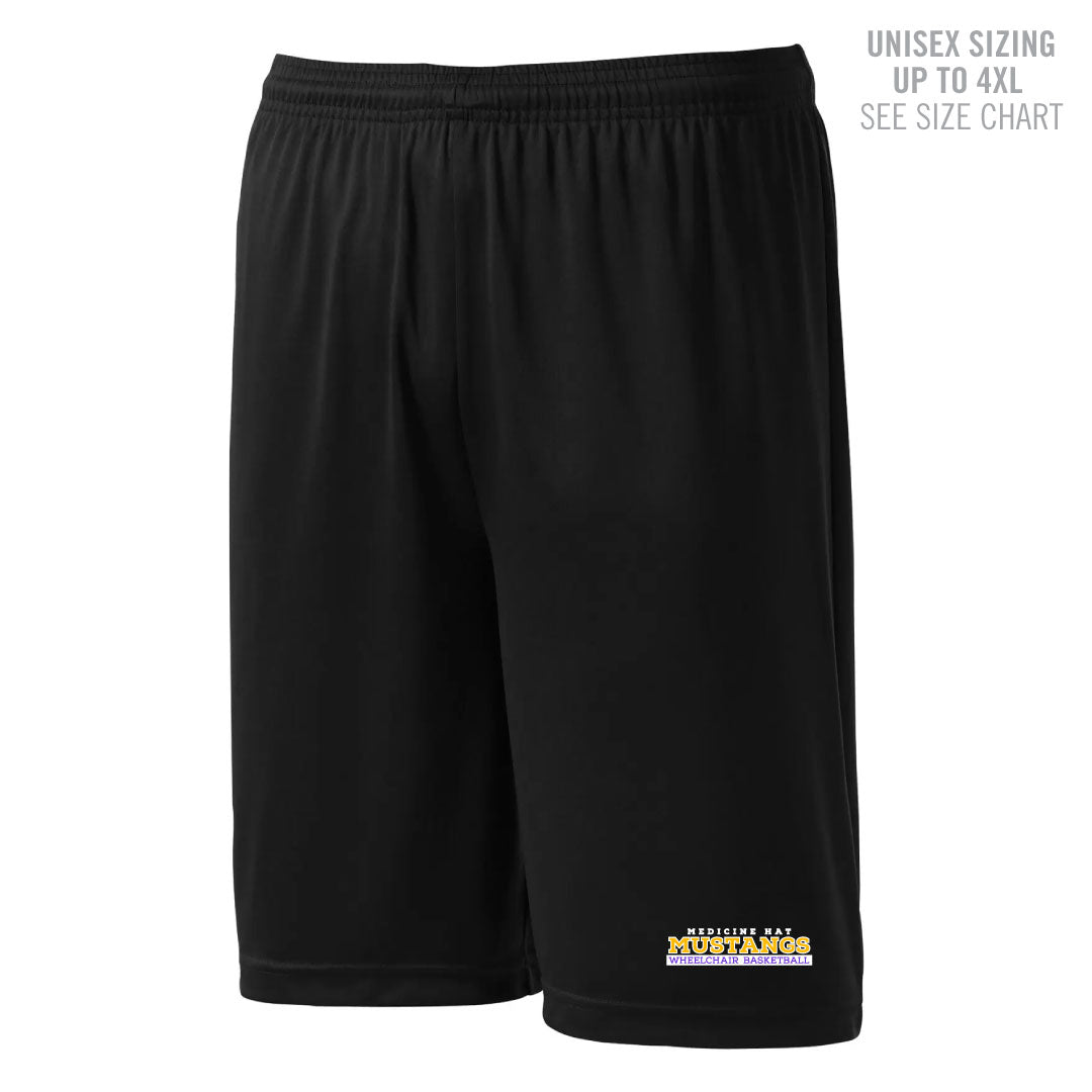 MHASR Mustangs Unisex Performance Shorts (MHASRT010-S355)