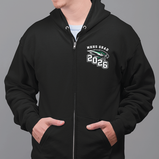 MHHS Grad 2026 Unisex Zip-Up Hoodie (MHG26T003-F2600)