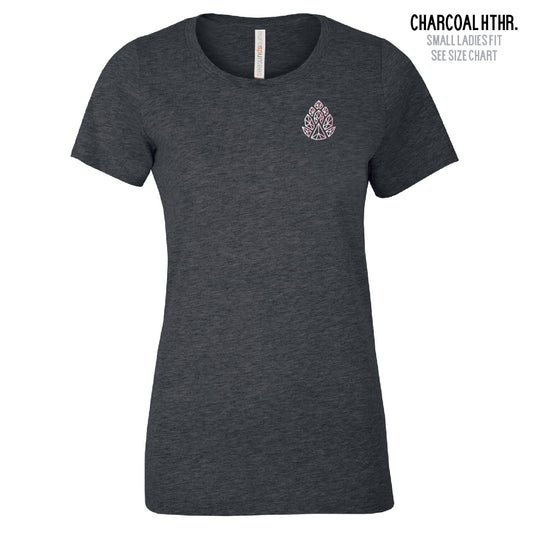 HBB Pink Faceted Hop Ladies T-Shirt (T5-ATC8000L)