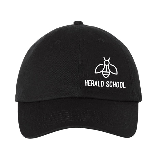 Herald School Bee Logo Unstructured Dad Hat (T015-VC300A