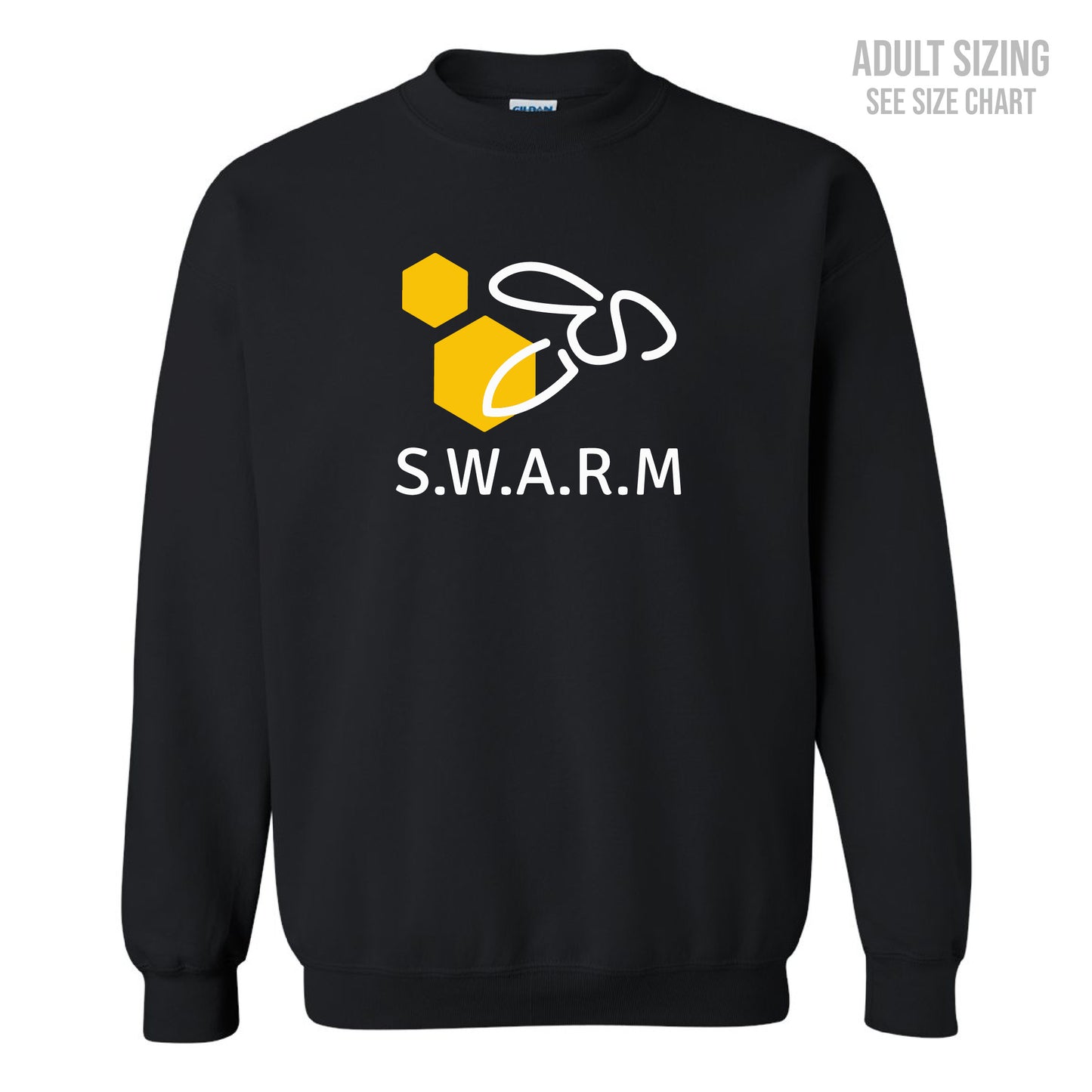Herald School Swarm Logo Unisex Crewneck Sweatshirt (T1011-18000)