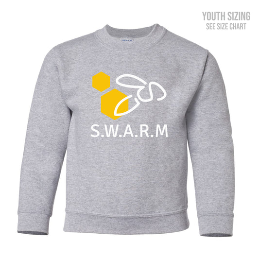 Herald School Swarm Logo Youth Crewneck Sweatshirt (T1012-18000B)
