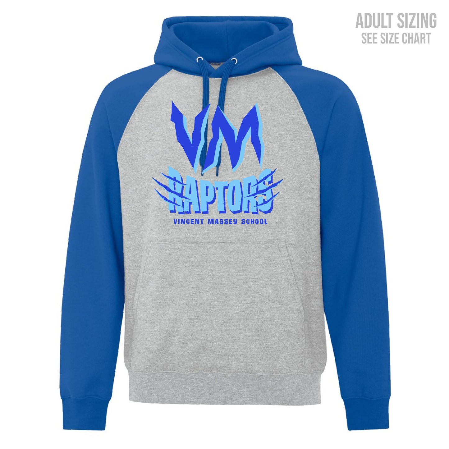 VM Raptor Claw Unisex Two-Tone Pullover Hoodie (T1003-F2550)