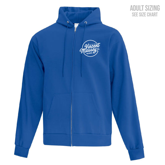 VM Crest Logo Unisex Zip Hoodie (T1023-F2600)