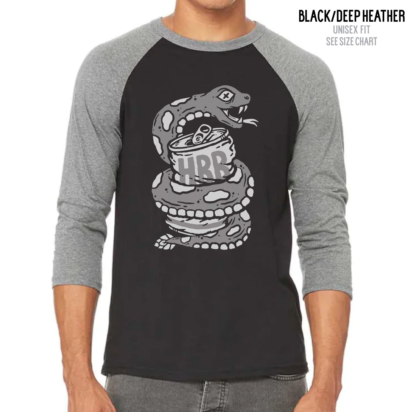 HBB Snake Unisex Baseball Tee (S4/HBBT013-3200)