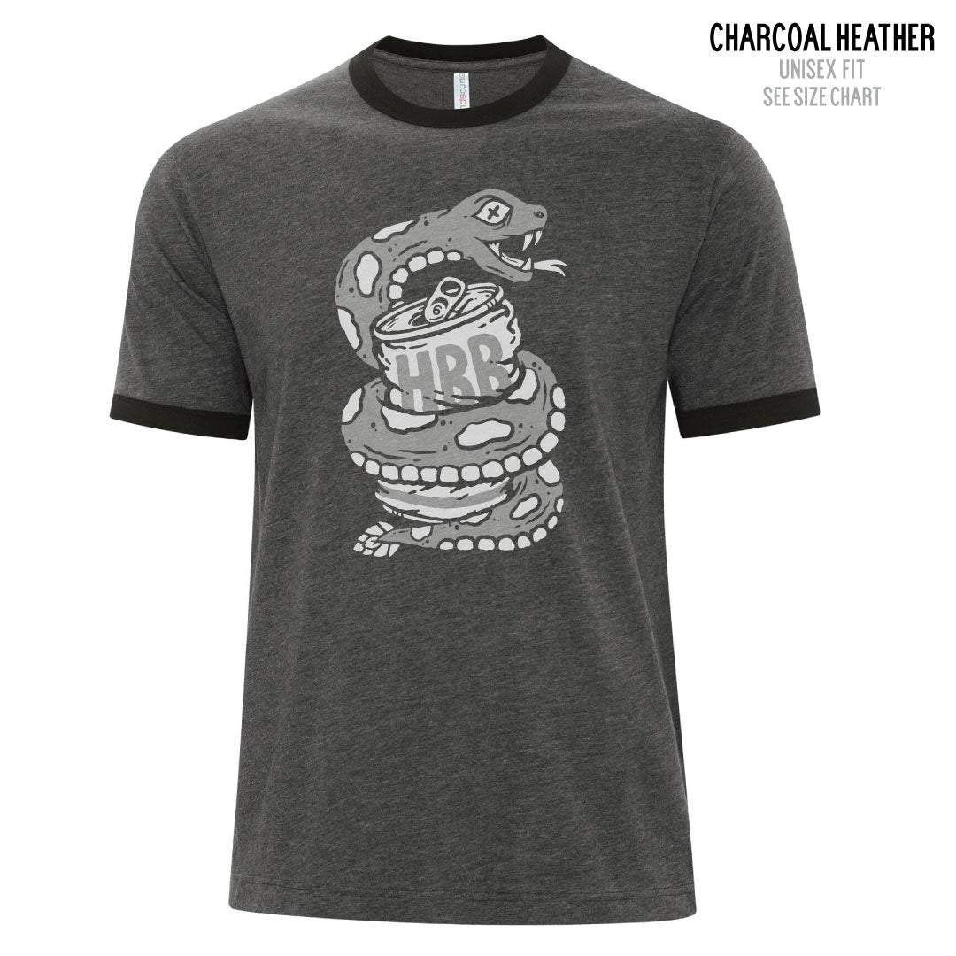 HBB Snake Unisex Ringer T-Shirt (S4/HBBT013-ATC9001)