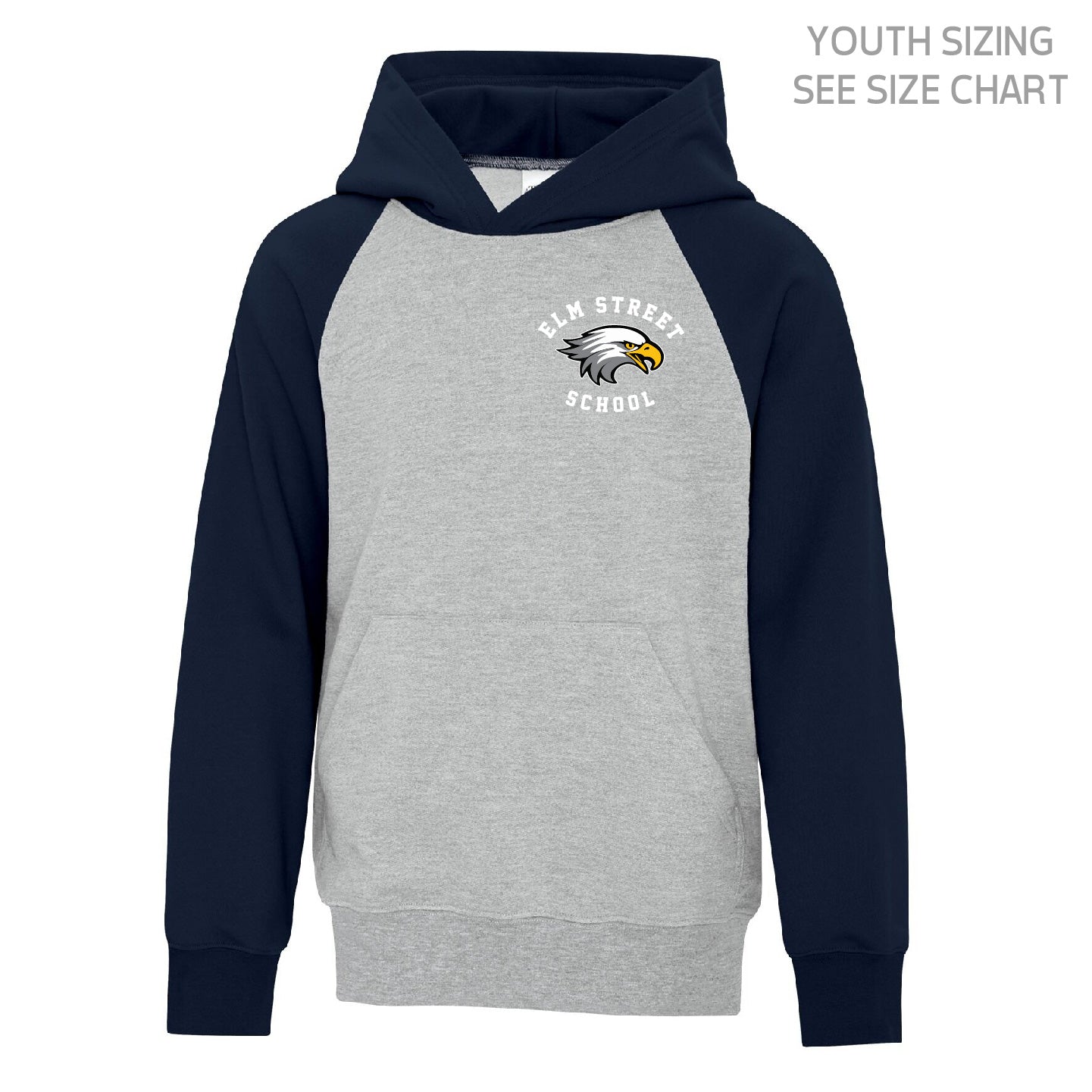 Elm Street School YOUTH Two-Tone Hoodie (ESST001-Y2550)