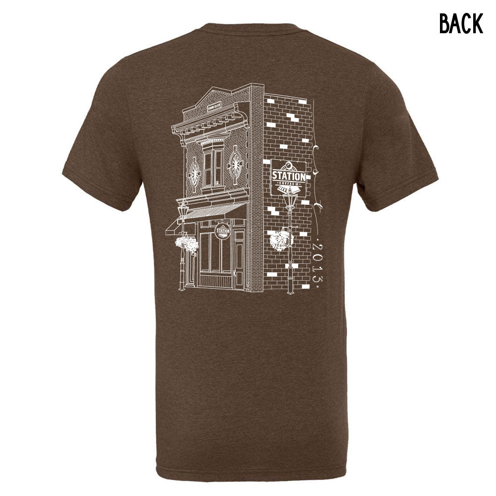 Station Coffee Co. Unisex Ringspun T-Shirt (SCCT001/S01-3001CVC)