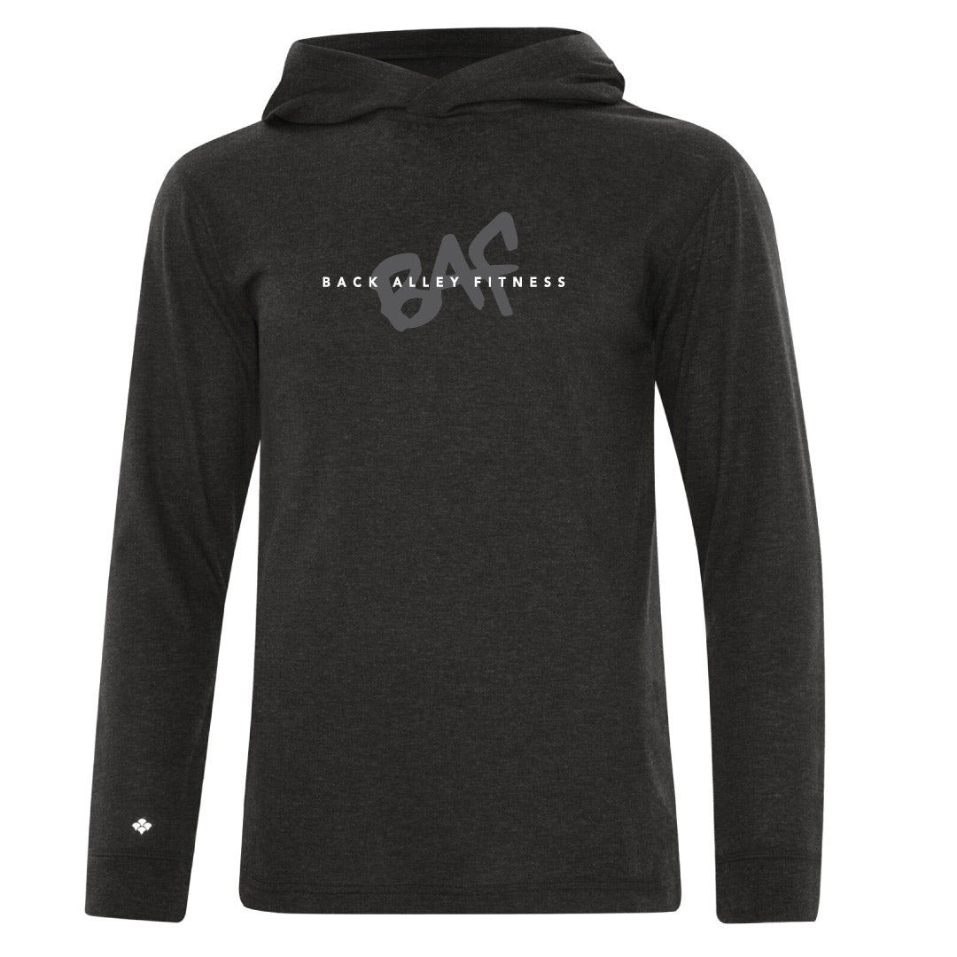 BAF Unisex Longsleeve Tee with Hood (T3-KOI8031)