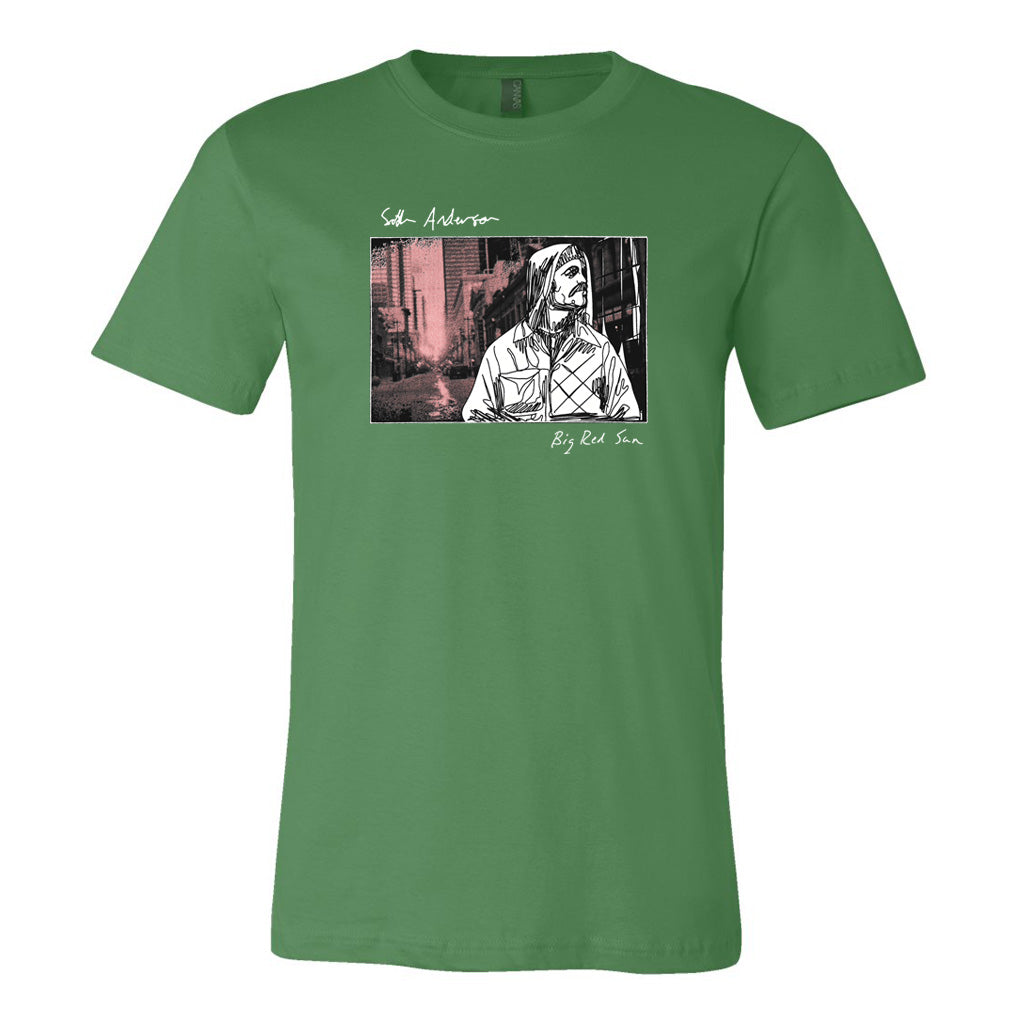 Seth Anderson - Big Red Sun T-Shirt (Leaf Green) (SETHT01-3001)