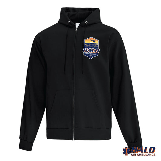 HALO - Unisex Left Chest Zip Hoodie (T01LG1-ATCF2600)