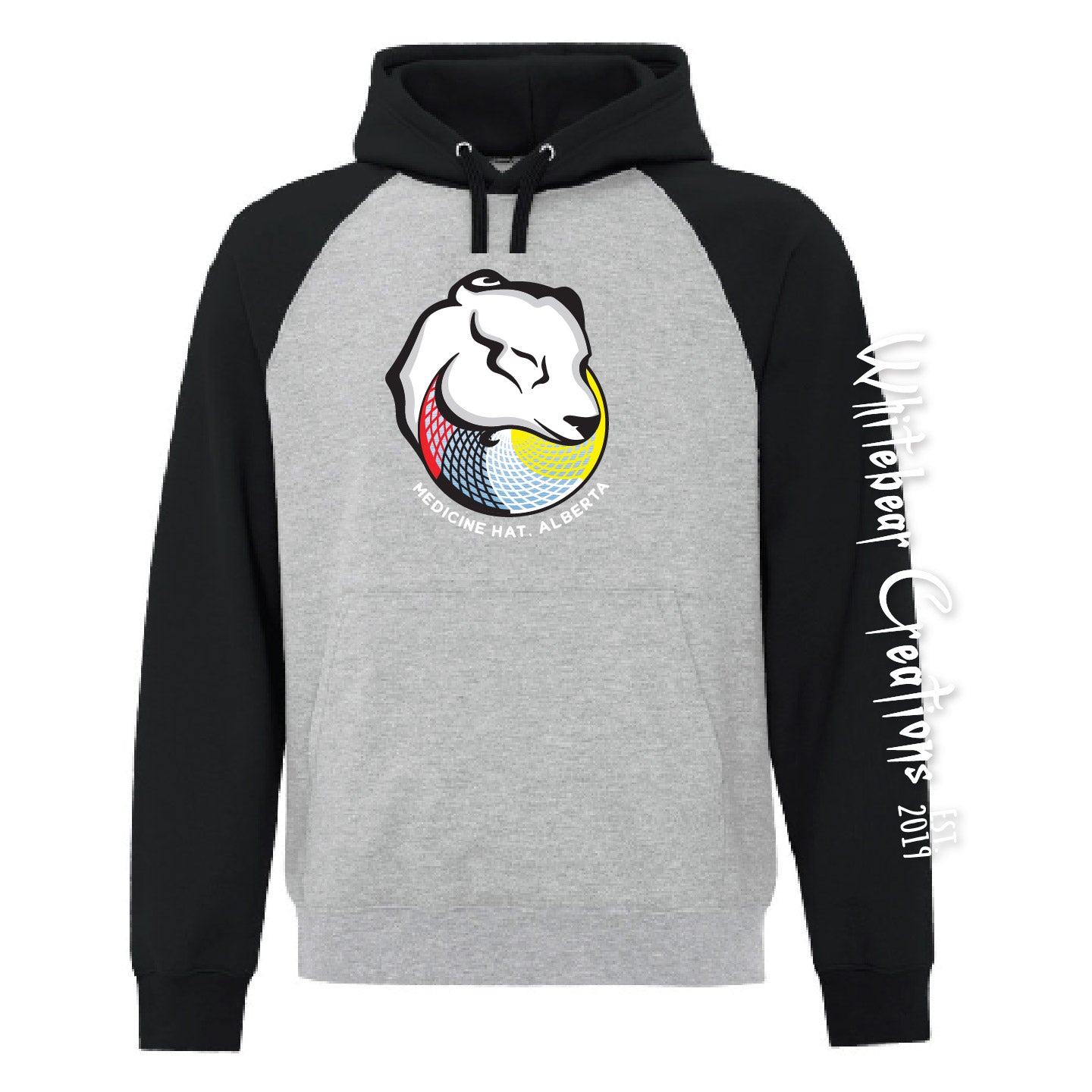 Whitebear Creations Two-Tone Pullover Hoodie (WBT002/3-F2550)