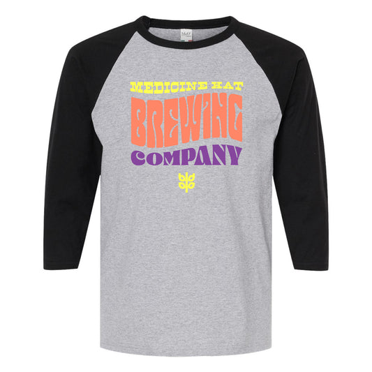 MH Brewing Co. Groovy Unisex Baseball T-Shirt (MHBCT004-5540)