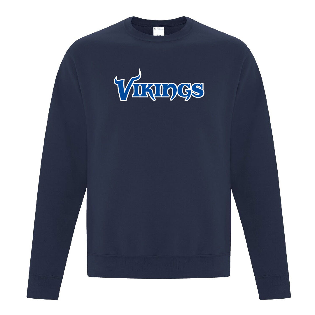 CHHS Vikings Text Unisex Crewneck Sweatshirt (CHT008-F2400)