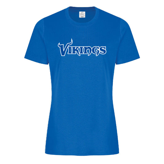 CHHS Vikings Text Ladies T-Shirt (CHT008-ATC2000L)