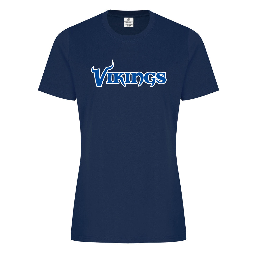 CHHS Vikings Text Ladies T-Shirt (CHT008-ATC2000L)