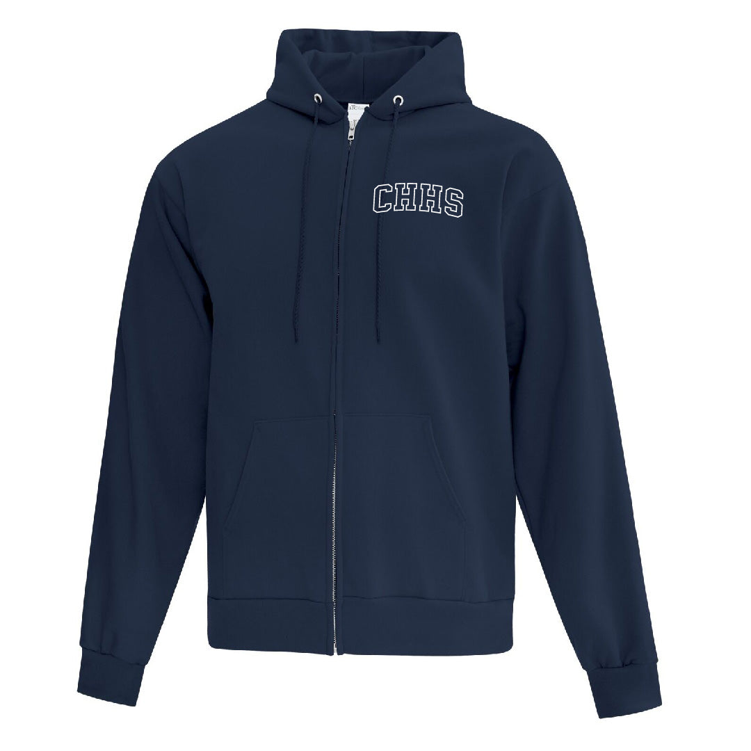 CHHS Text Unisex Zip-Up Hoodie (CHT007-F2600)